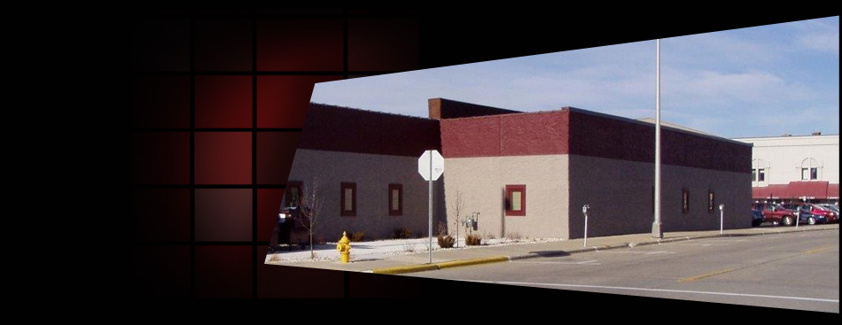 Newly painted commercial interior wall